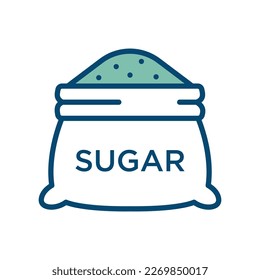 sugar icon vector design template in white background