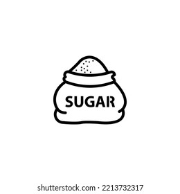 plantillas de diseño de vectores de iconos de azúcar 