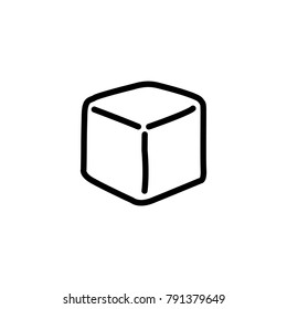 Sugar icon, vector illustration