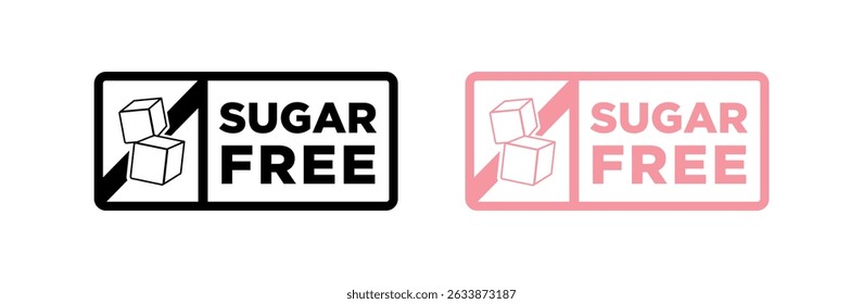 Sugar icon vector on white background