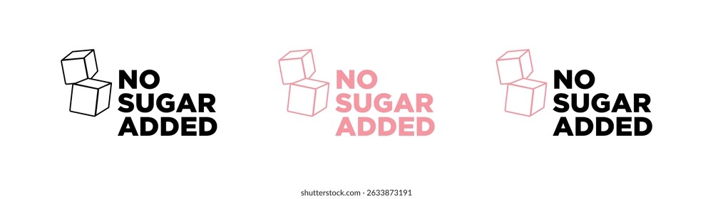 Sugar icon vector on white background