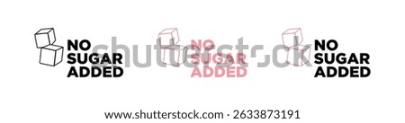 Sugar icon vector on white background