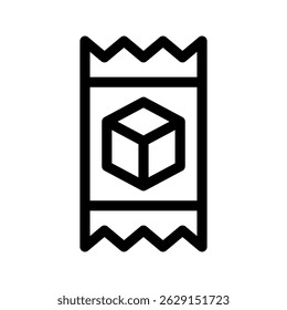 Ilustração de Design de Símbolo de Vetor de Ícone de Açúcar