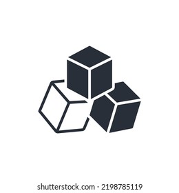 Sugar icons  symbol vector elements for infographic web