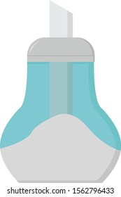Azúcar, ilustración, vector sobre fondo blanco.