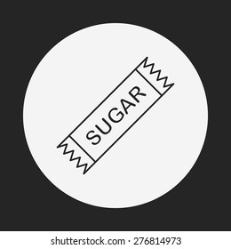 sugar line icon