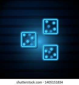 # Sugar logo. Three cubes icon.
