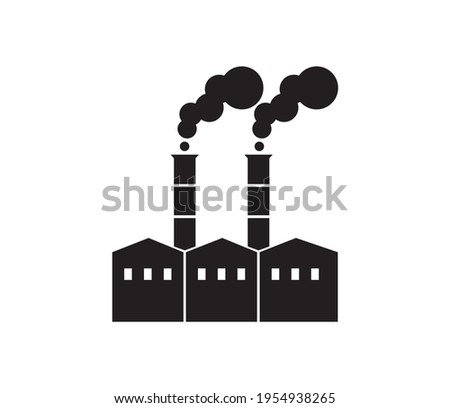 sugar mills, factory icon vector isolated