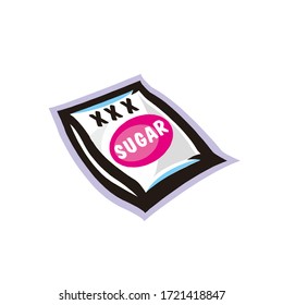 sugar plastic packing vector design