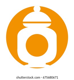 sugar pot isolated icon