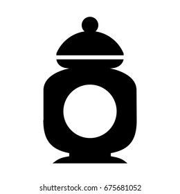 sugar pot isolated icon