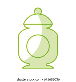 sugar pot isolated icon