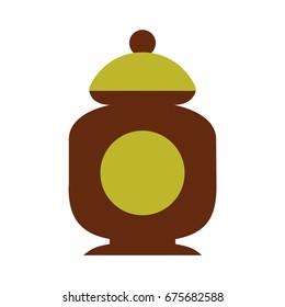 sugar pot isolated icon