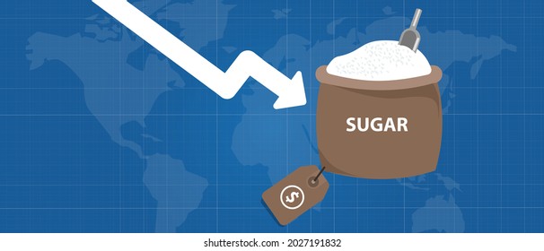 descenso del precio del azúcar en el mercado internacional de productos básicos comercio de importación  