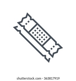 Sugar sachet icon suitable for info graphics, websites and print media and  interfaces. Line vector icon.