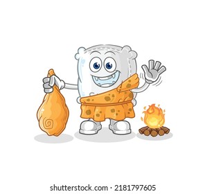 the sugar sack ancient cartoon. cartoon mascot vector