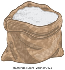 Vektorgrafik Zuckerbeutel
