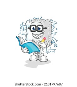 the sugar sack geek cartoon. cartoon mascot vector