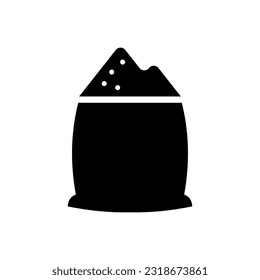Sugar sack icon, logo isolated on white background