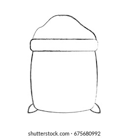 sugar sack isolated icon