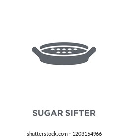 sugar sifter icon. sugar sifter design concept from Kitchen collection. Simple element vector illustration on white background.