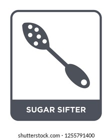 sugar sifter icon vector on white background, sugar sifter trendy filled icons from Kitchen collection, sugar sifter simple element illustration