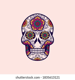 Sugar Skull day of the dead skull