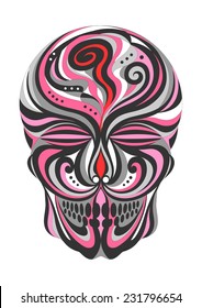 sugar skull day of the dead illustrations design wind 1.4