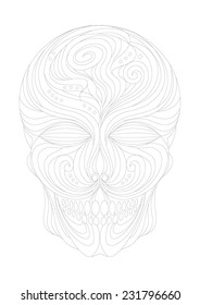 sugar skull day of the dead illustrations design wind 1.1