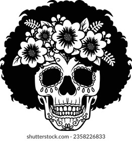 Sugar Skull, Day of the dead, Skull, Skeleton, Halloween, Calavera,