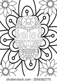 1,712 Hand Drawn Doodle Sugar Skull Vector Images, Stock Photos ...