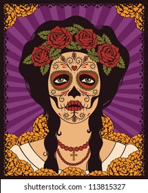 Sugar skull girl