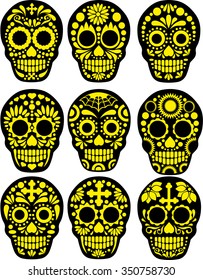 SUGAR SKULL GOLD