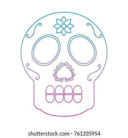 sugar skull mexico culture icon image