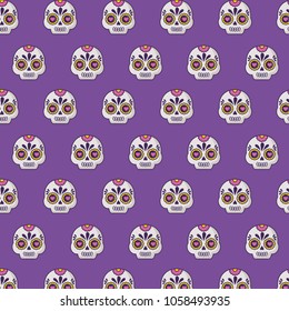 sugar skulls background