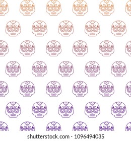 Sugar skulls pattern design