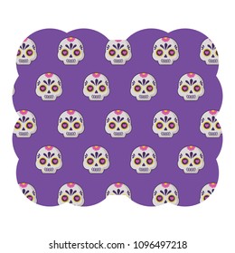 Sugar skulls pattern design