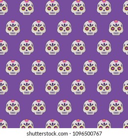 Sugar skulls pattern design