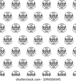 Sugar skulls pattern design