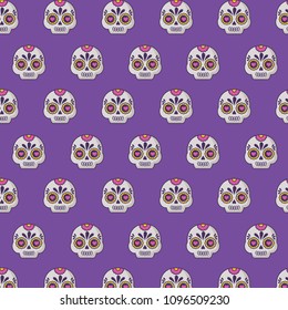 Sugar skulls pattern design
