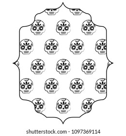 Sugar skulls pattern design