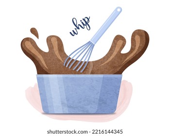 Sugar in spoon concept. Sweetness and ingredient for cooking and delicious drinks. Cooking symbol, junk food. Sticker for social networks and instant messengers. Cartoon flat vector illustration