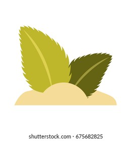 sugar with tea leafs product icon
