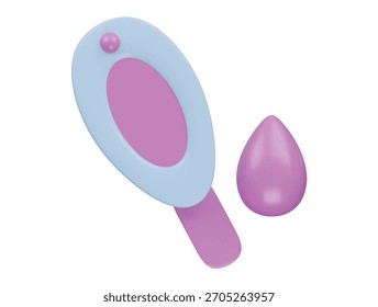 sugar test icon 3d illustration render