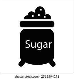 sugar vector icon line template