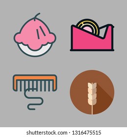 sugar vector icon set