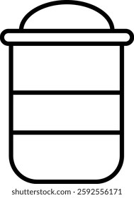 Sugar Vector Line Icon Design