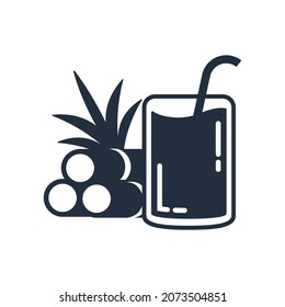 sugarcane juice icon, Vector .