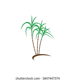 Sugarcane Logo And Symbol Vector