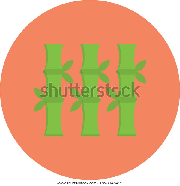 Sugarcane Vector Flat Colour Icon Stock Vector Royalty Free 1898945491 Shutterstock 